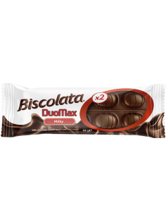 Вафли Biscolata Duomax Milky, 44г