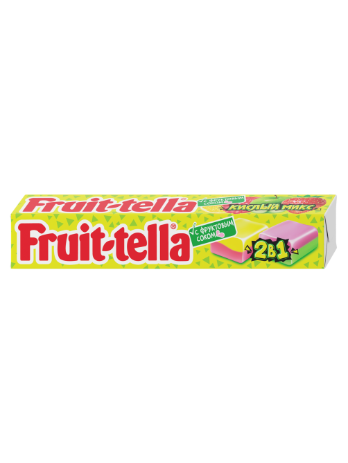 Конфеты жевательные Fruittella Кислый микс, 41г x 21 шт