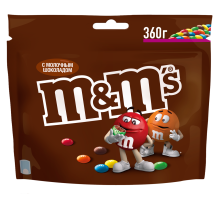 Конфеты M&M's драже c молочным шоколадом, 360г