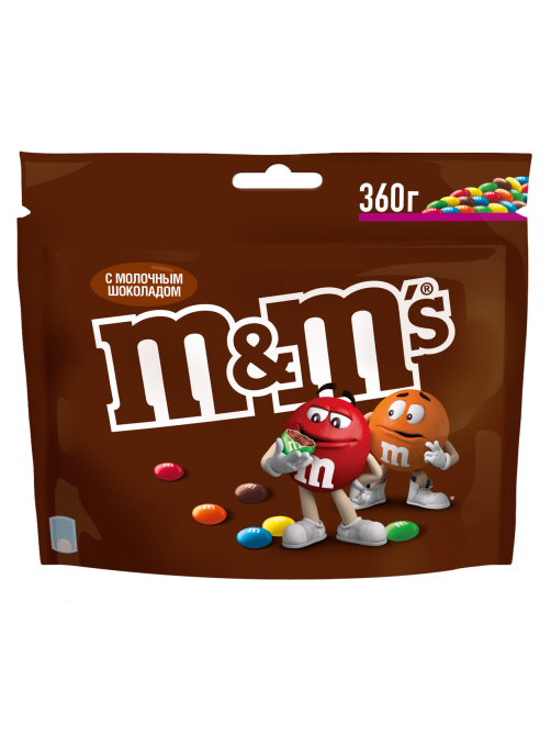 Конфеты M&M's драже c молочным шоколадом, 360г