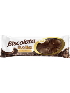 Вафли Biscolata Duomax фундук, 44г