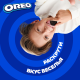 Печенье сэндвич Oreo с какао и клубничной начинкой, 228г