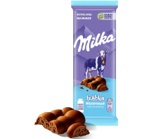 Шоколад Milka Bubbles пористый молочный, 72г