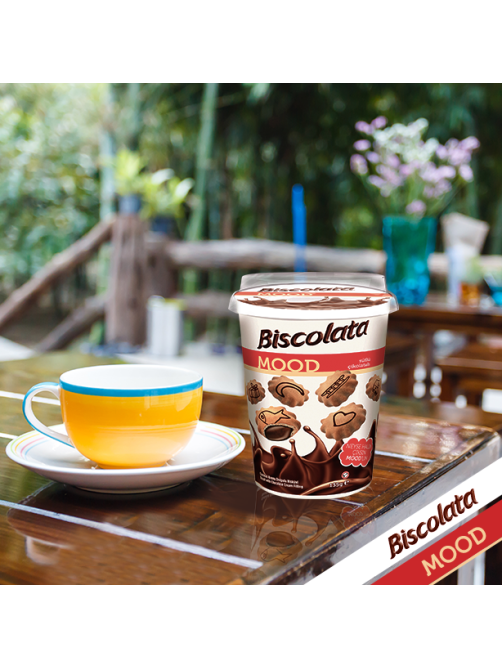 Печенье Biscolata Mood с шоколадной начинкой, 115г