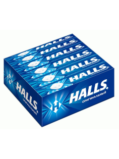 Леденцы Halls Оригинальные, 25г x 12 шт