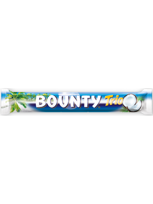 Батончик шоколадный Bounty Trio, 82.5г