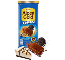 Шоколад Alpen Gold Oreo Классический чизкейк молочный, 85г