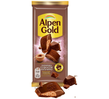 Шоколад молочный Alpen Gold со вкусом капучино, 80г