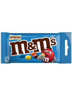 Конфеты M&M's Криспи драже с хрустящим центром, 36г