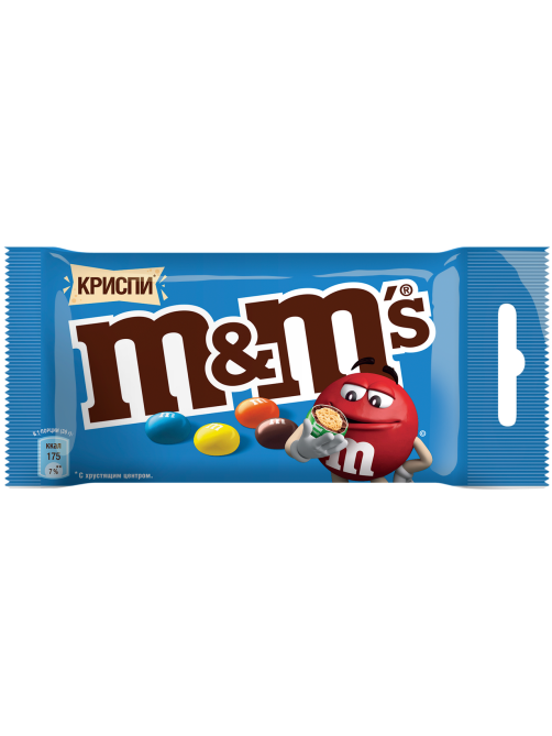 Конфеты M&M's Криспи драже с хрустящим центром, 36г
