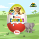 Шоколадное яйцо Kinder Сюрприз из молочного шоколада и игрушкой внутри коллекция Natoons, 20г