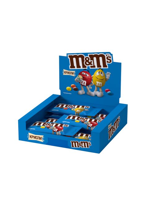 Конфеты M&M's Криспи драже с хрустящим центром, 36г