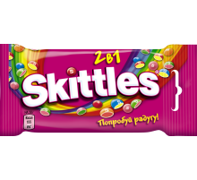 Конфеты Skittles 2в1 жевательные, 38г
