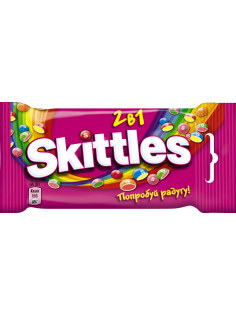 Конфеты Skittles 2в1 жевательные, 38г