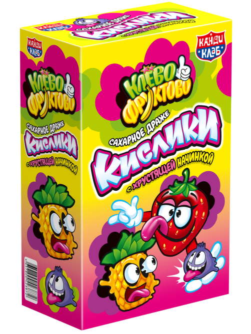 Драже Канди клаб Кислики сахарное, 18г x 30 шт