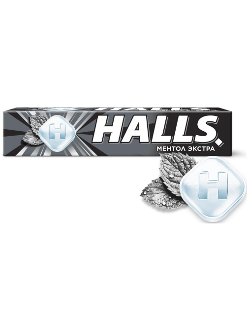 Леденцы Halls Extra Strong, 24.5г