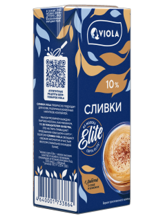 Сливки Viola для кофе ультрапастеризованные 10%, 200мл