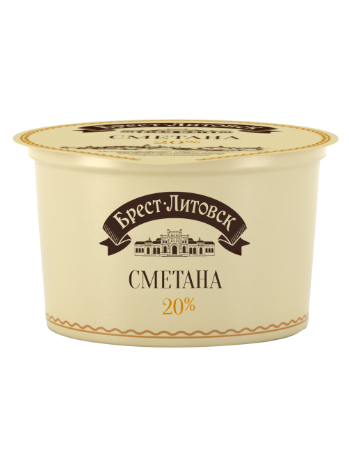 Сметана Брест-Литовск 20%, 180г