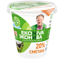 Сметана Эконива 20%, 300г