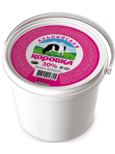 Продукт сметанный Альпийская коровка 30%, 5кг