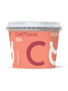Сметана Братья Чебурашкины термостатная 15%, 200г