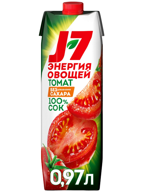 Сок J7 томатный с мякотью, 970мл