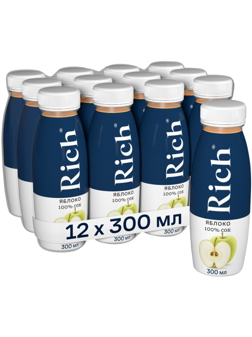 Сок Rich яблочный, 300мл