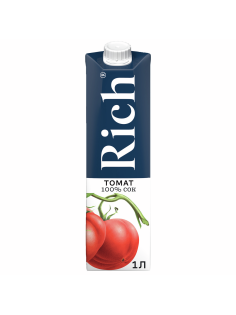 Сок Rich томатный с мякотью, 1л