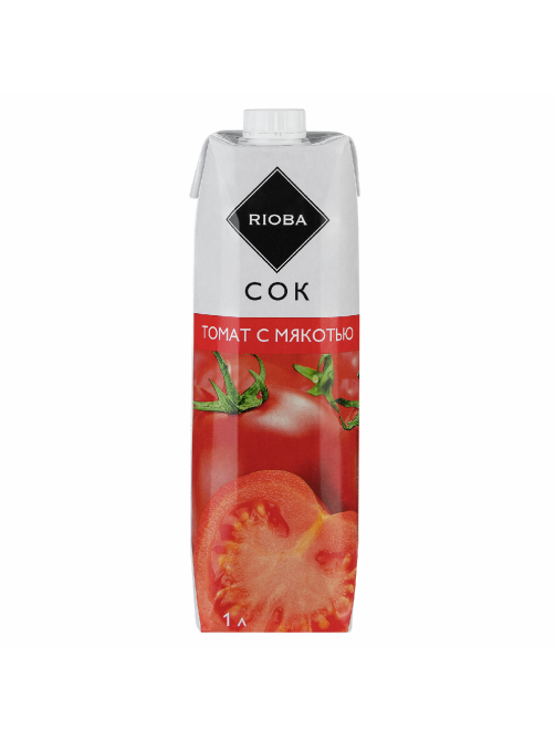 RIOBA Сок томатный с мякотью, 1л
