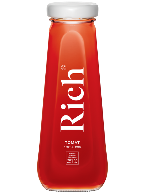 Сок Rich томатный с мякотью, 200мл