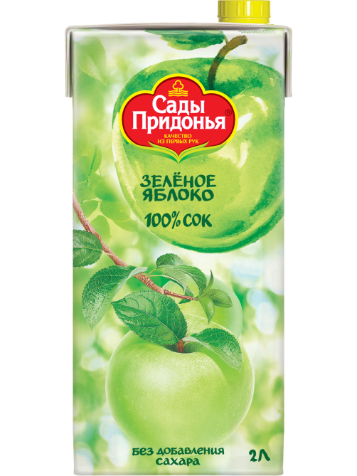 Сок Сады Придонья яблочный, 2л