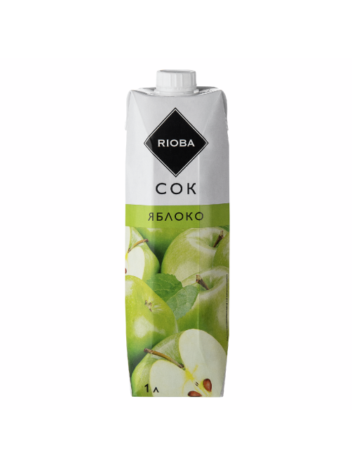 RIOBA Сок яблочный, 1л