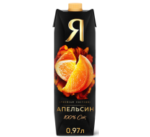 Сок Я апельсиновый с мякотью, 970мл