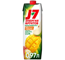 Сок J7 мультифруктовый с мякотью, 970мл