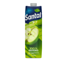 Сок Santal яблочный, 1л