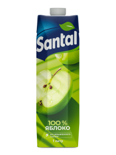 Сок Santal яблочный, 1л
