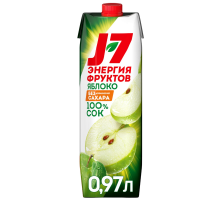 Сок J7 яблочный, 970мл