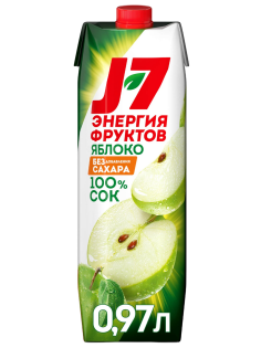 Сок J7 яблочный, 970мл