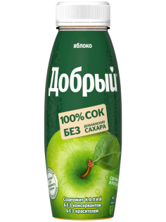 Сок Добрый яблочный, 300мл