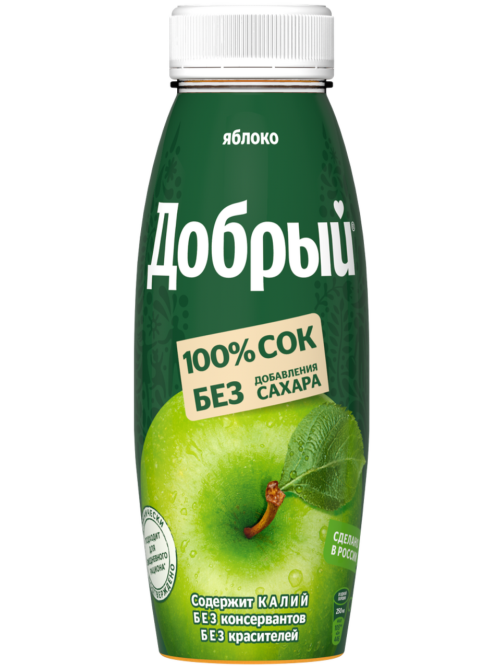 Сок Добрый яблочный, 300мл