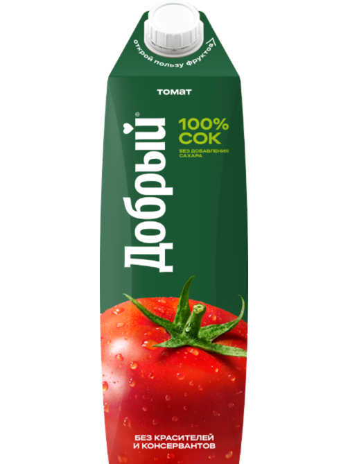 Сок Добрый томатный с мякотью, 1л