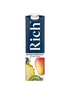 Сок Rich мультифруктовый с мякотью, 1л