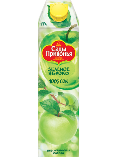 Сок Сады Придонья яблочный, 1л