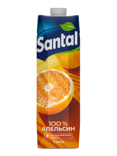 Сок Santal апельсиновый, 1л