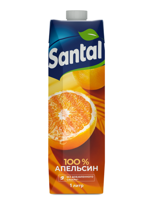 Сок Santal апельсиновый, 1л