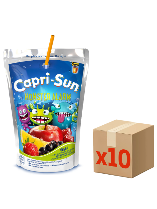 Напиток сокосодержащий Carpi-Sun Monster Alarm, 200мл x 10 шт