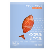 Форель Рыба-Рыба филе-ломтики слабосоленая, 100г