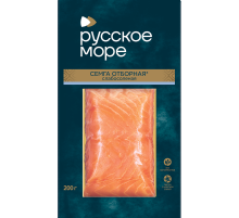Семга Русское море филе-кусок слабосоленая, 200г