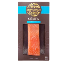 Семга Меридиан кусок слабосоленая, 200г