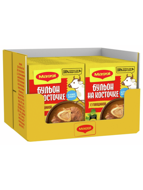 Бульон Maggi на косточке с говядиной, 72г